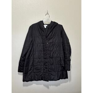 Women’s Motherhood Maternity Hooded Puffer Coat Jacket Long Hooded, size Large